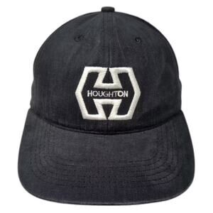 Lion Brothers Houghton Hat Baseball Cap Black White OS Embroidered Strapback